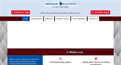 Desktop Screenshot of jacanaroofing.com.au